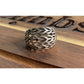 Sterling Silver Woven Vine Ring 925 Wide Band Openwork Celtic Style Size 8.5