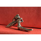 Vintage 925 Sterling Silver Seated Fairy Pixie Charm Pendant Peter Pan Theme