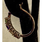 Vintage Ross Simons R925 Vermeil Amethyst Peridot Citrine Garnet Hoop Earrings