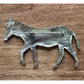 Vintage Taxco Sterling Silver Zebra Brooch Pin 18.4g Signed TSM STER Mexico