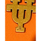 Pre-Owned James Avery Retired Brass UT Longhorns Key Ring Holder