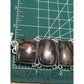 Vintage Sterling Silver Peanut Wood Jasper Bracelet 58g 7 - 8” Large Stone 925