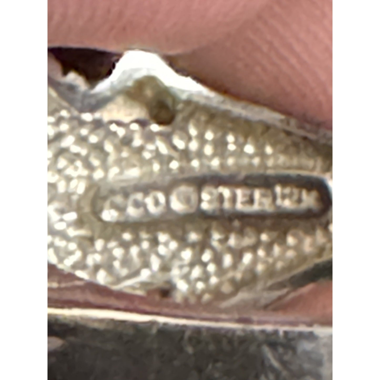 Vintage CCO Sterling Silver & 12K Gold Amethyst Ring Size 8.5 – 5.3g Leaf Design