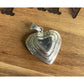 Vintage Sterling Silver Puffy Heart Pendant