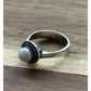 James Avery Retired Sterling Silver Vintage Beaded Ring W/ Cultured Pearl Sz 7