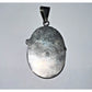 Vintage Sterling Silver Large Kingman Turquoise Pendant Southwest Navajo Style