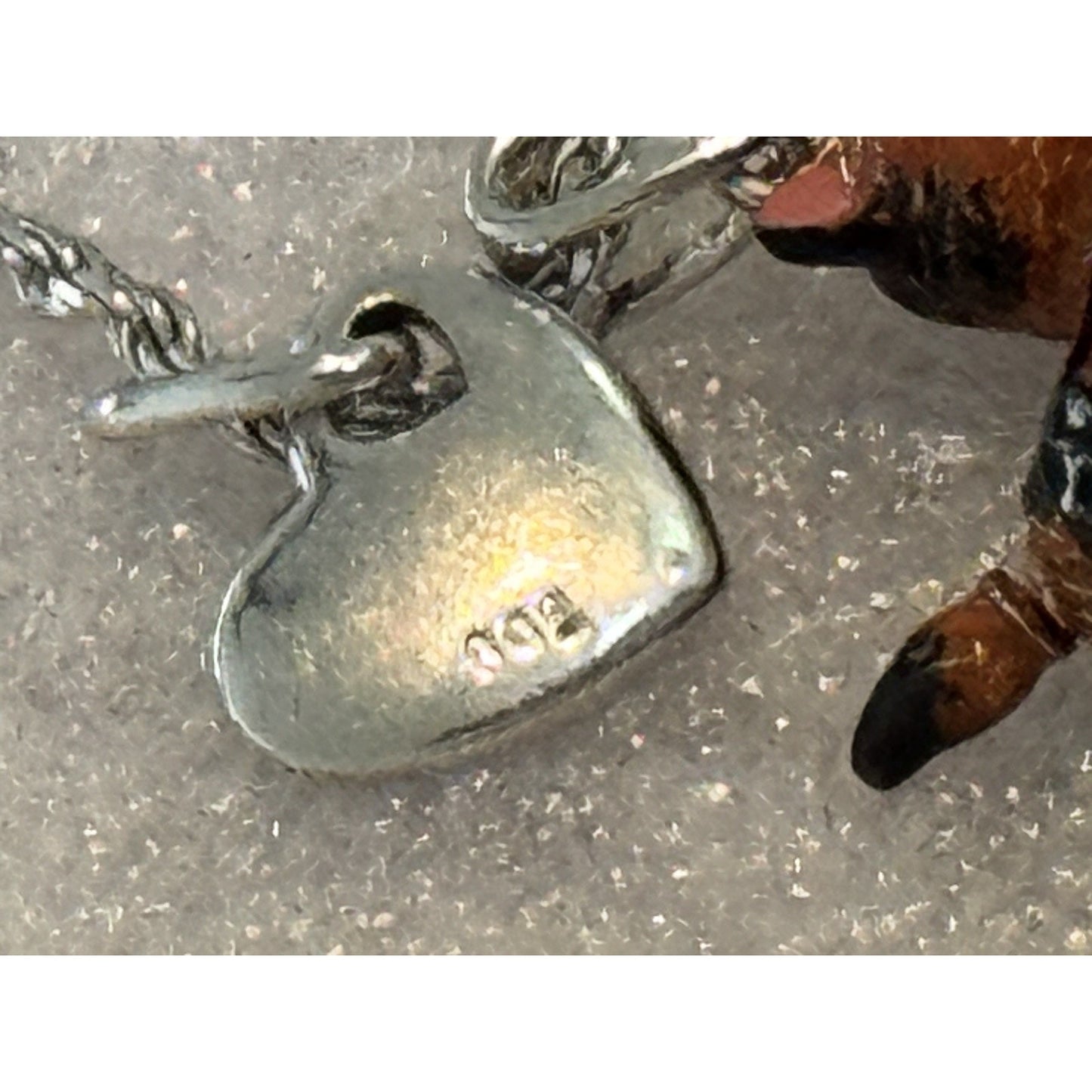 Vintage Calico Cat Enameled Moving Tail And Legs 925 Necklace 21”