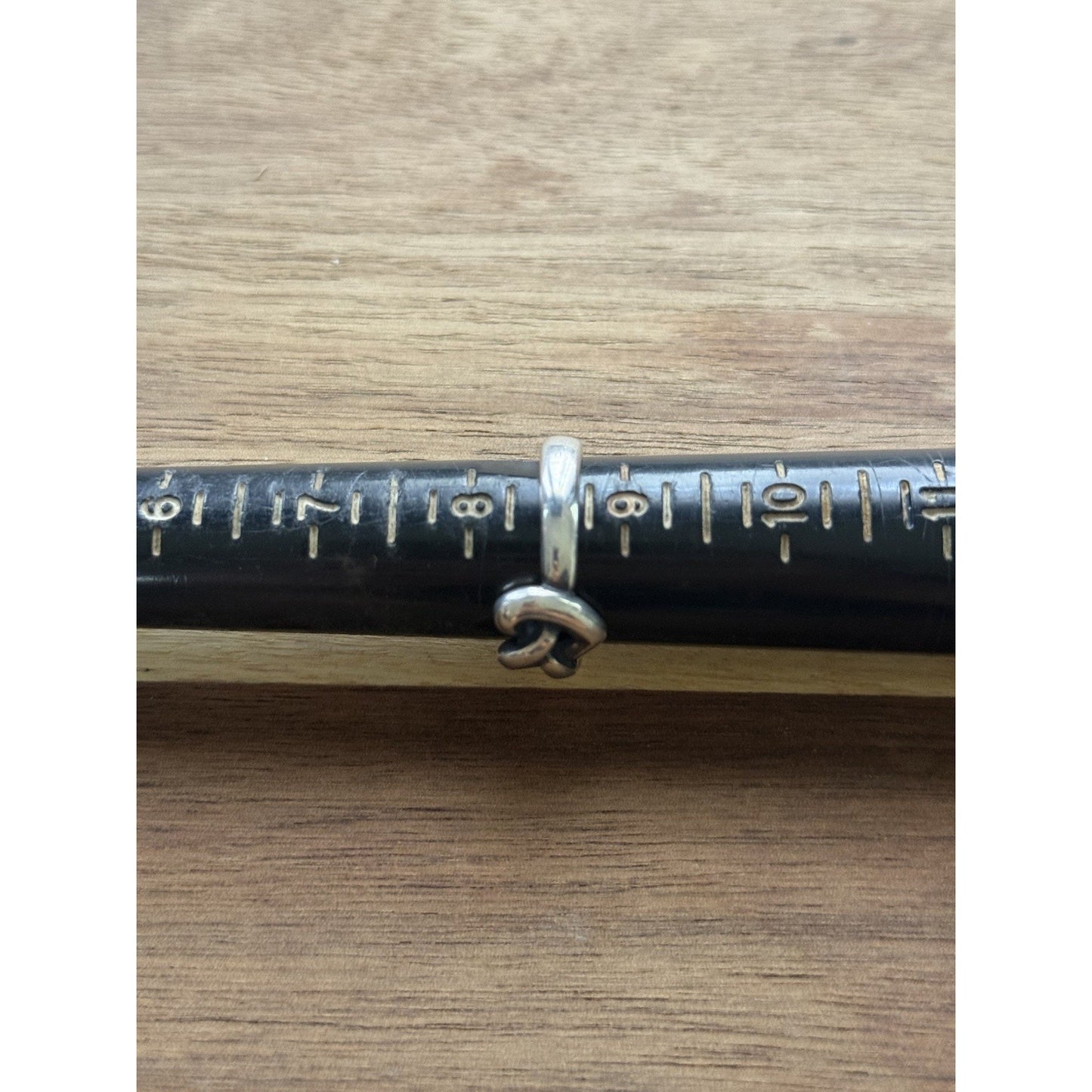 James Avery Retired Sterling Silver Heart Knot Ring Size 8.5