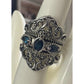 Carolyn Pollack Relios Sterling Silver Blue Gemstone Ring Size 9 Southwestern