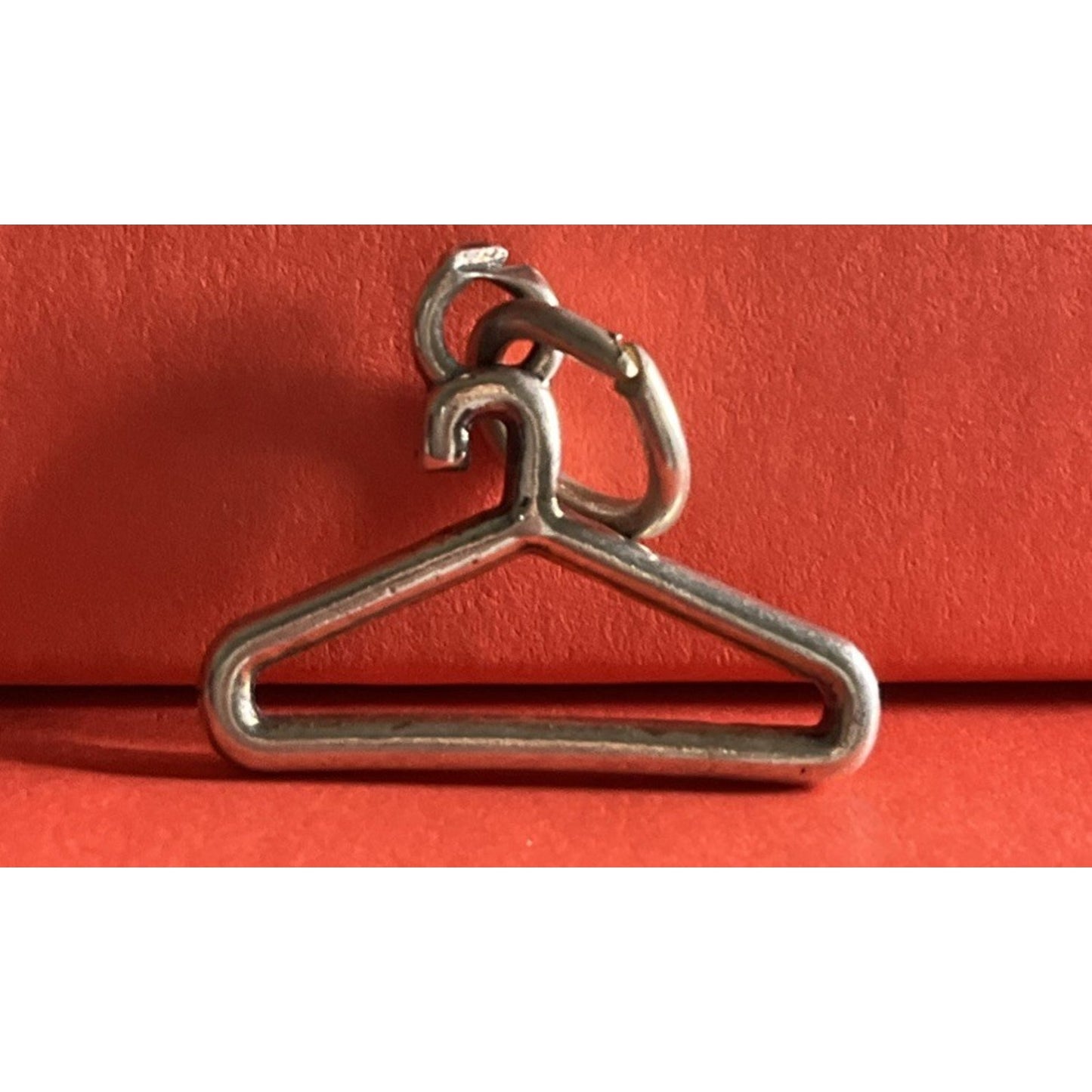 925 Sterling Silver Clothes Hanger Charm