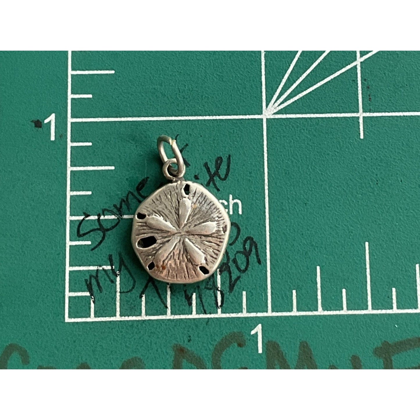 925 Sterling Silver Sand Dollar Charm