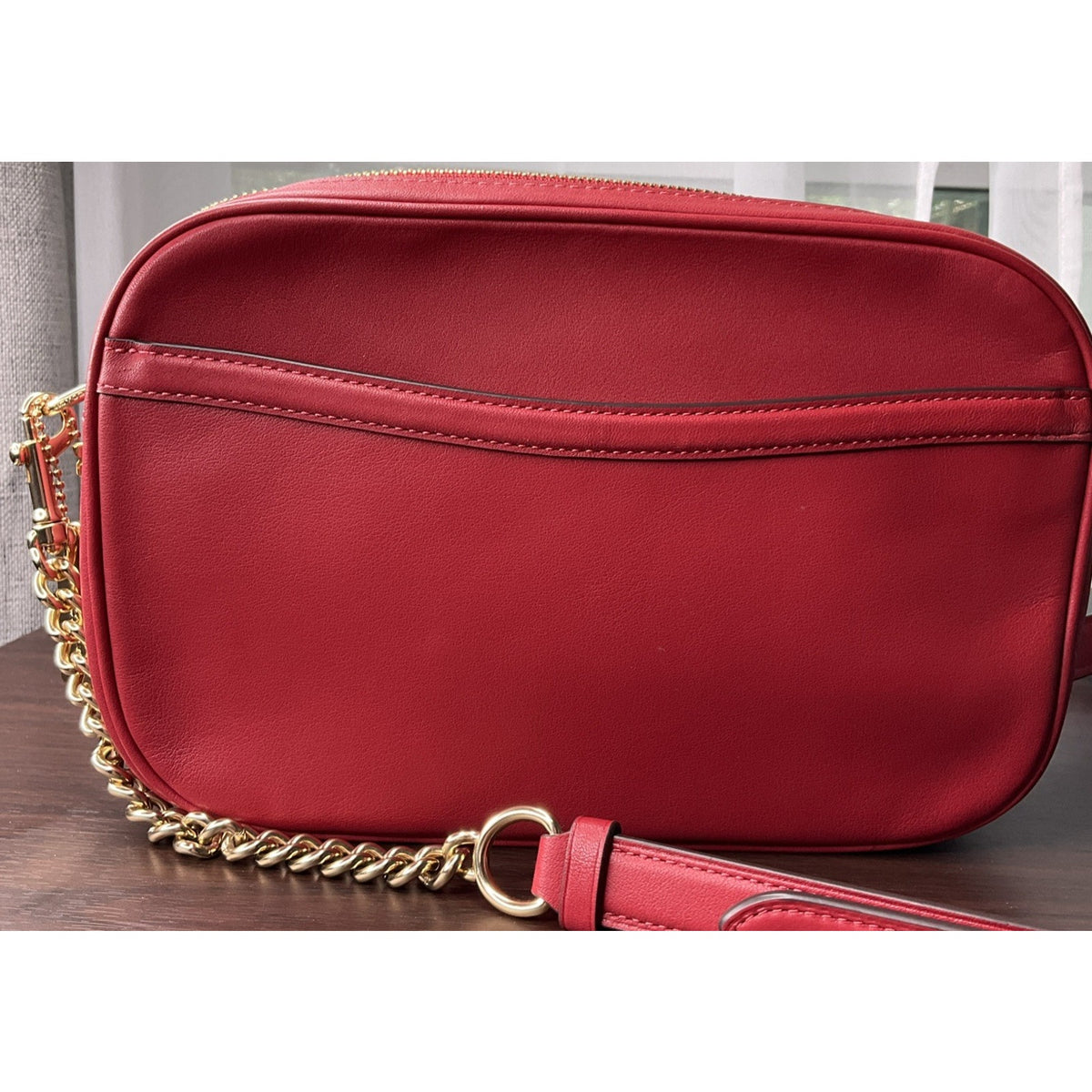 Brand New COACH Puffy Heart Leather Shoulder Bag Valentine Heart Motif Purse