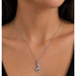 925 Sterling Silver Genuine Diamond Infinity Swirl Pendant Necklace 18” Italy 9g