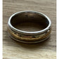 James Avery Retired Sterling Silver And 14k Gold Wedding Band Size 8