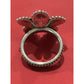 James Avery Retired Sterling Silver And Bronze Beaded Festive Flower Ring Size 9 Pre-Owned