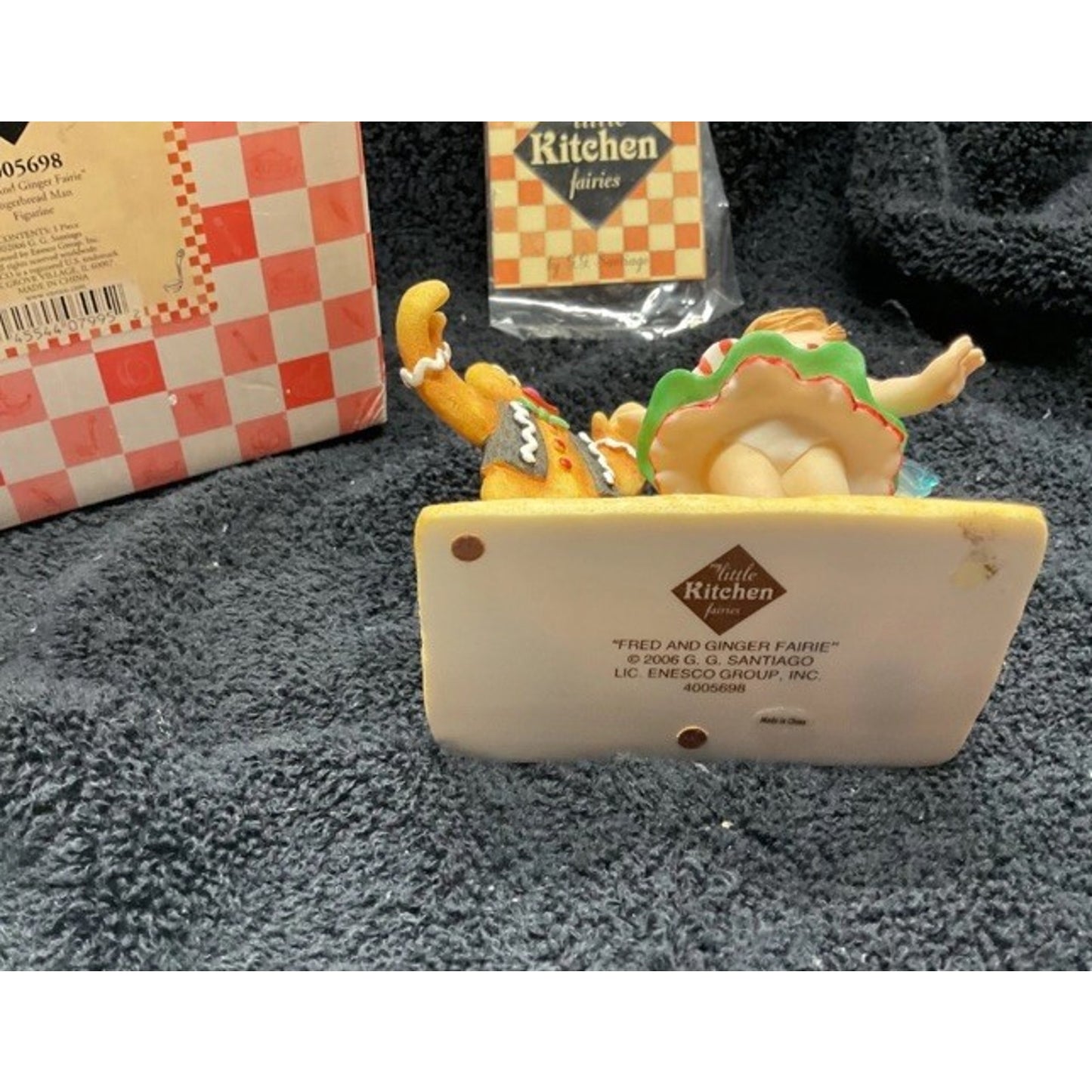 Enesco Little Kitchen Fairie Fred and Ginger Fairie 4005698 2006 Santiago IN BOX
