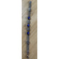 Vintage 925 Sterling Silver Blue Cat Eye Concho Multi Strand Bracelet 7.25”