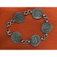 James Avery Retired HTF Rare Silver Pieces of Eight Bracelet