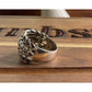Sterling Silver Woven Vine Ring 925 Wide Band Openwork Celtic Style Size 8.5