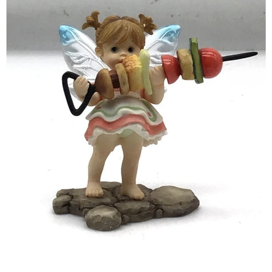 My Little Kitchen Fairies " Shishkabob " Fairie Figurine with box