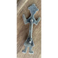 Vintage Turquoise Yei Figure Sterling Silver Brooch Southwestern Native American
