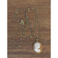Danecraft Italy 925 Gold Vermeil Chain w/ Vintage Shell Cameo Pendant 20”