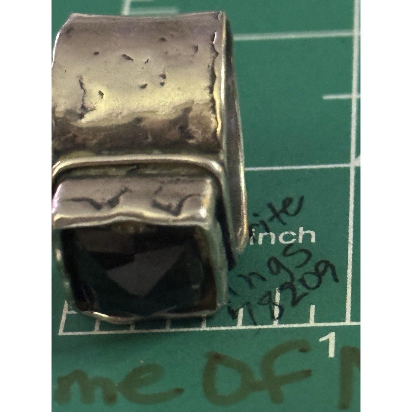Retired Sterling Silver Silpada Smoky Quartz Ring Size 10