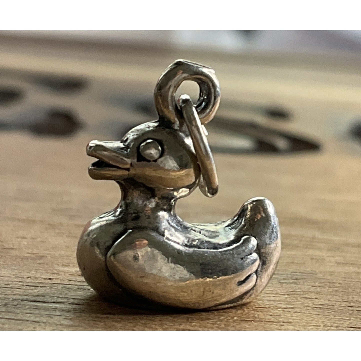 925 Sterling Silver Rive Rubber Ducky Duck Charm