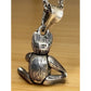 Vintage Sterling Silver 3D Movable Bear Charm/ Pendant