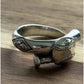 James Avery Retired Sterling Silver Baseball And Bat Wrap Ring Size 9.5