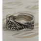 Pre Owned James Avery Retired Sterling Silver Birds of A Feather Ring Size 7.5