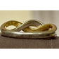 EVRY Jewels Two Tone Infinity Crossover Ring Gold Silver Tone Size 10