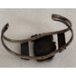 Vintage Navajo Sterling Royston Turquoise Cuff Bracelet Signed Artist KM 70s-80s