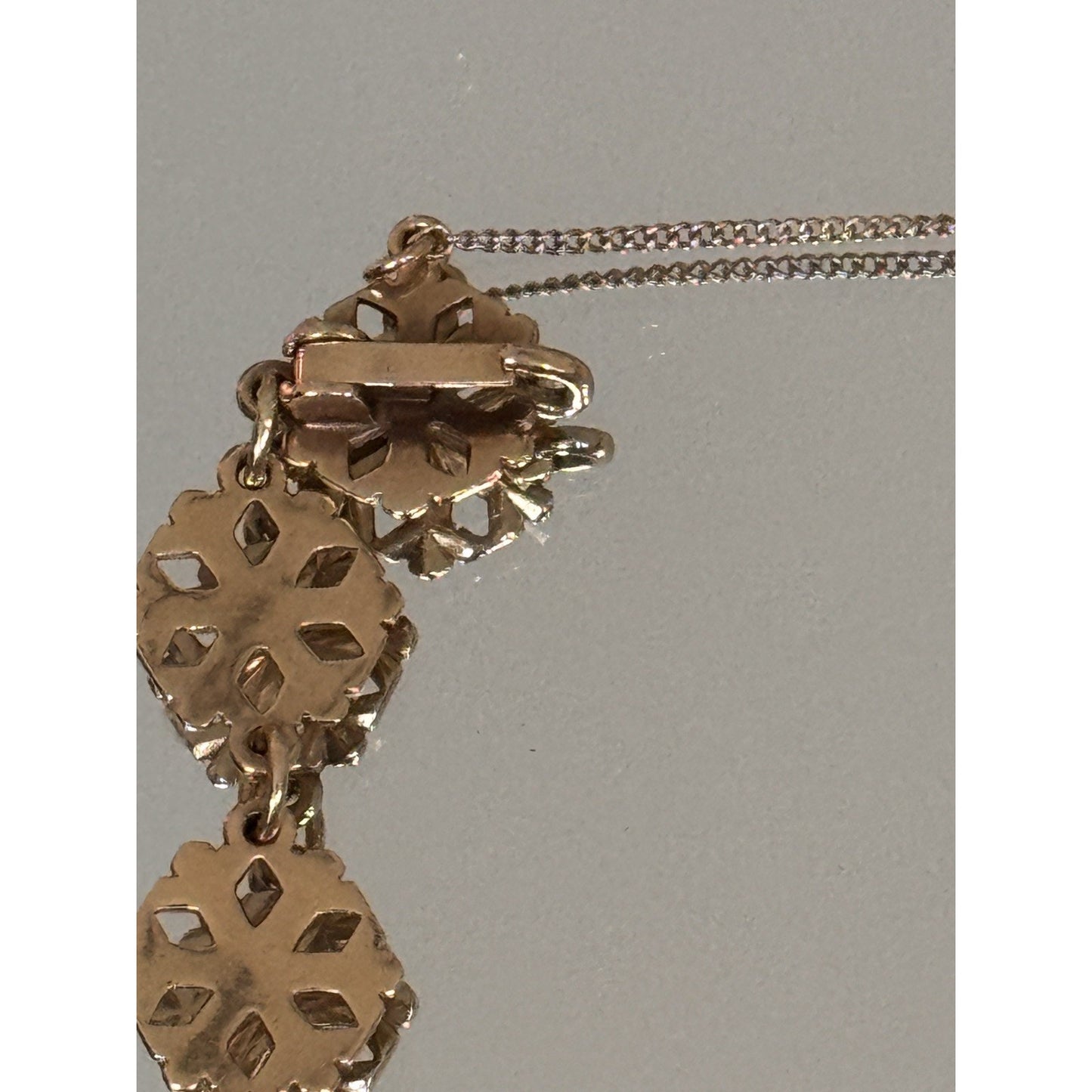 Pre Owned Retired ULTRA RARE James Avery 14K Crystalline Snowflake Bracelet 8” 18gr - 1984