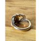 James Avery Retired Sterling Silver Two Hearts Together Ring Size 5.5