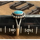 Sterling Silver Turquoise Composite Ring Size 8 Oval Southwest