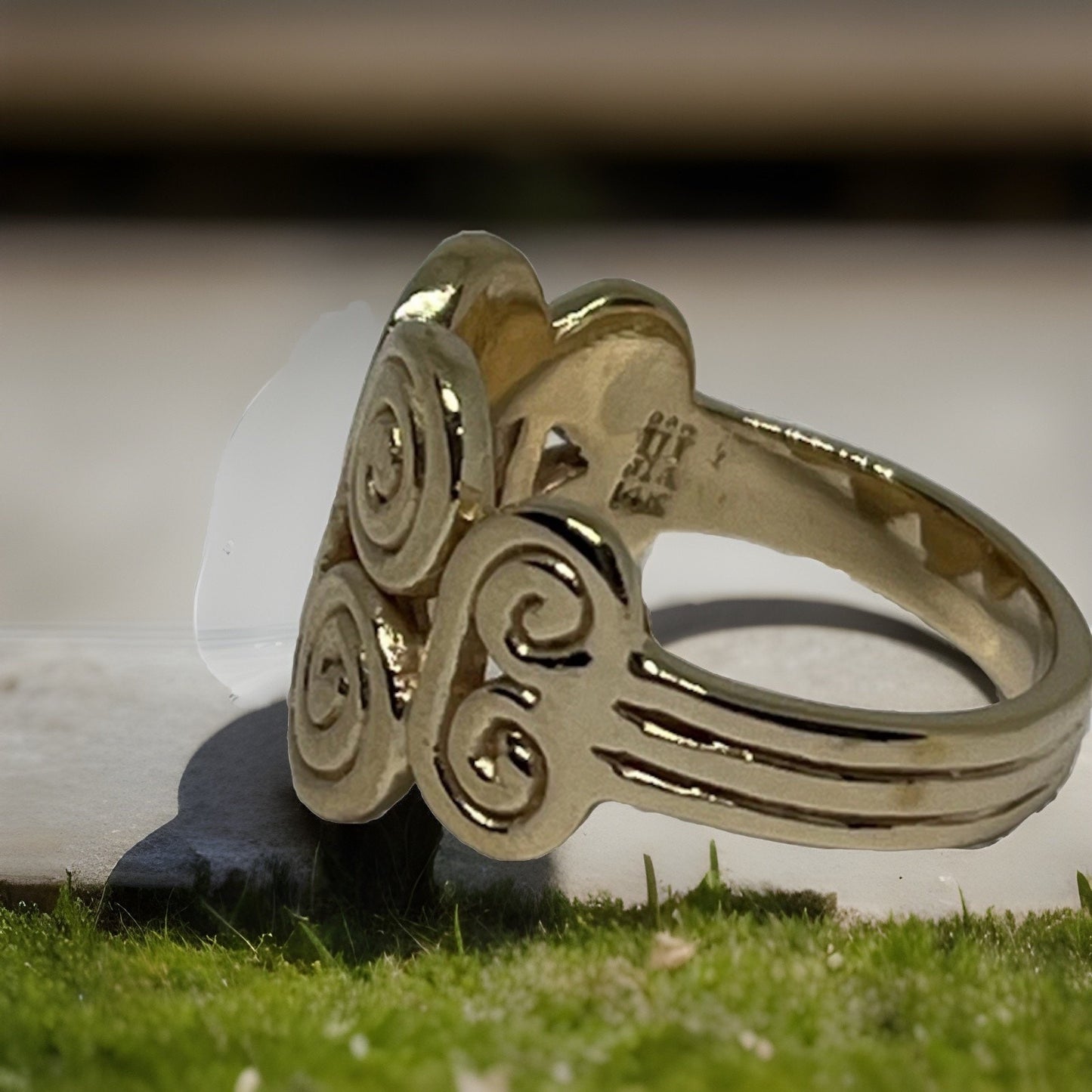 Pre Owned James Avery Retired ~ RARE ~ 14k Gold Mycenaean Butterfly Ring Size 7