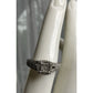 Sterling Silver Cluster Ring 925 Size 7 Halo CZ Split Shank Bridal