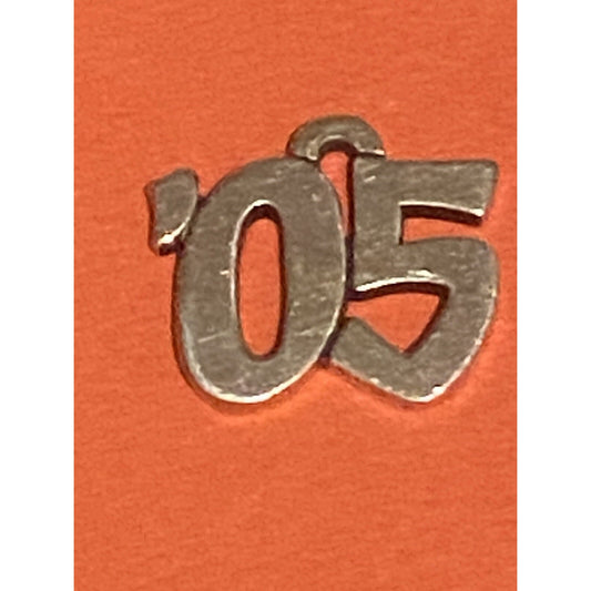 James Avery Retired Sterling Silver ‘05 Year Charm Pre-Owned