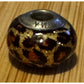 Sterling Silver MA Michael Anthony ITALY MURANO Bracelet Leopard Glass Bead