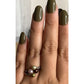 Sterling Silver 925 Multicolor Pearl 3 Row Rope Wrap Ring Size 7.5