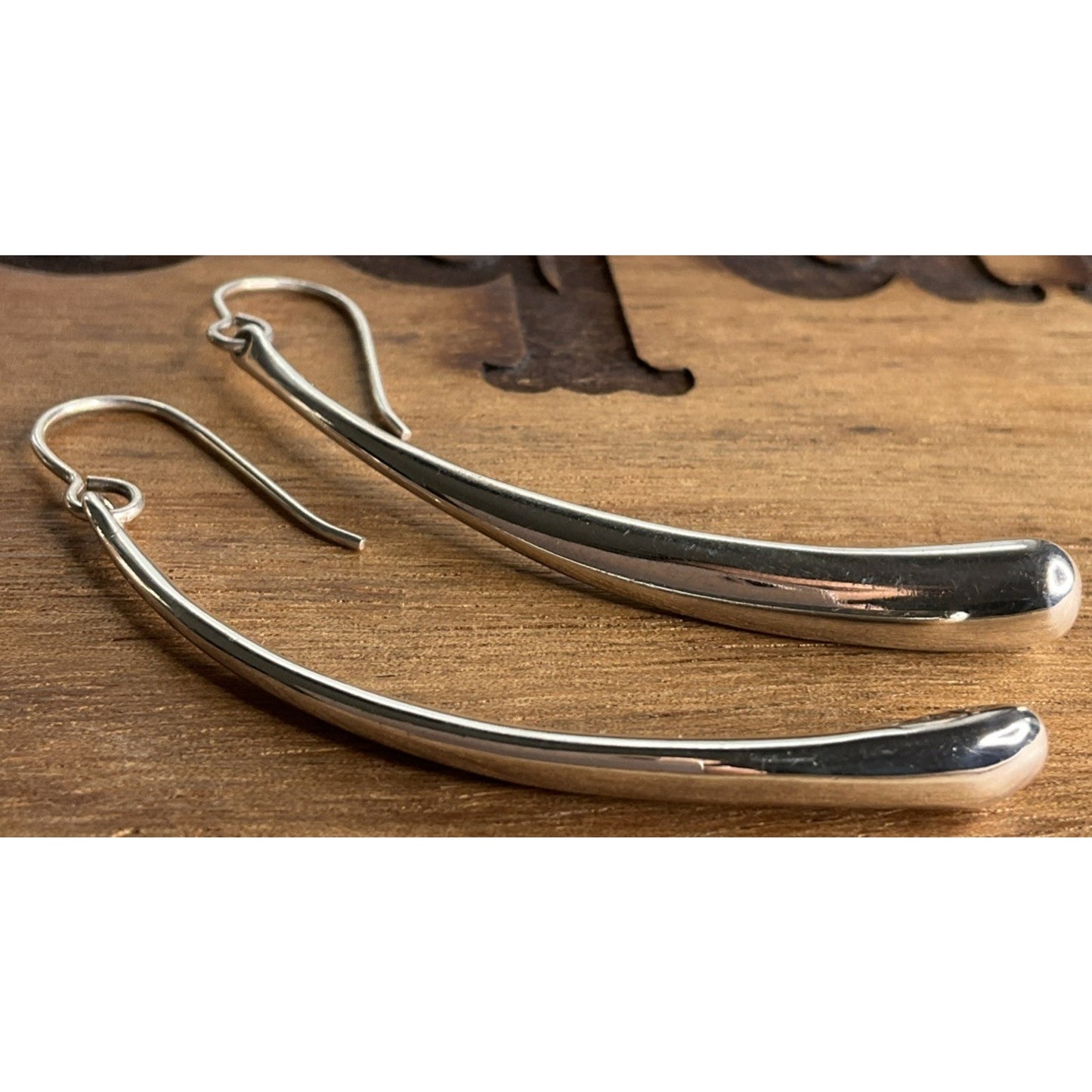 Vintage Robert Lee Morris RLM Studio Sterling Silver Dangle Drop Earrings 10g