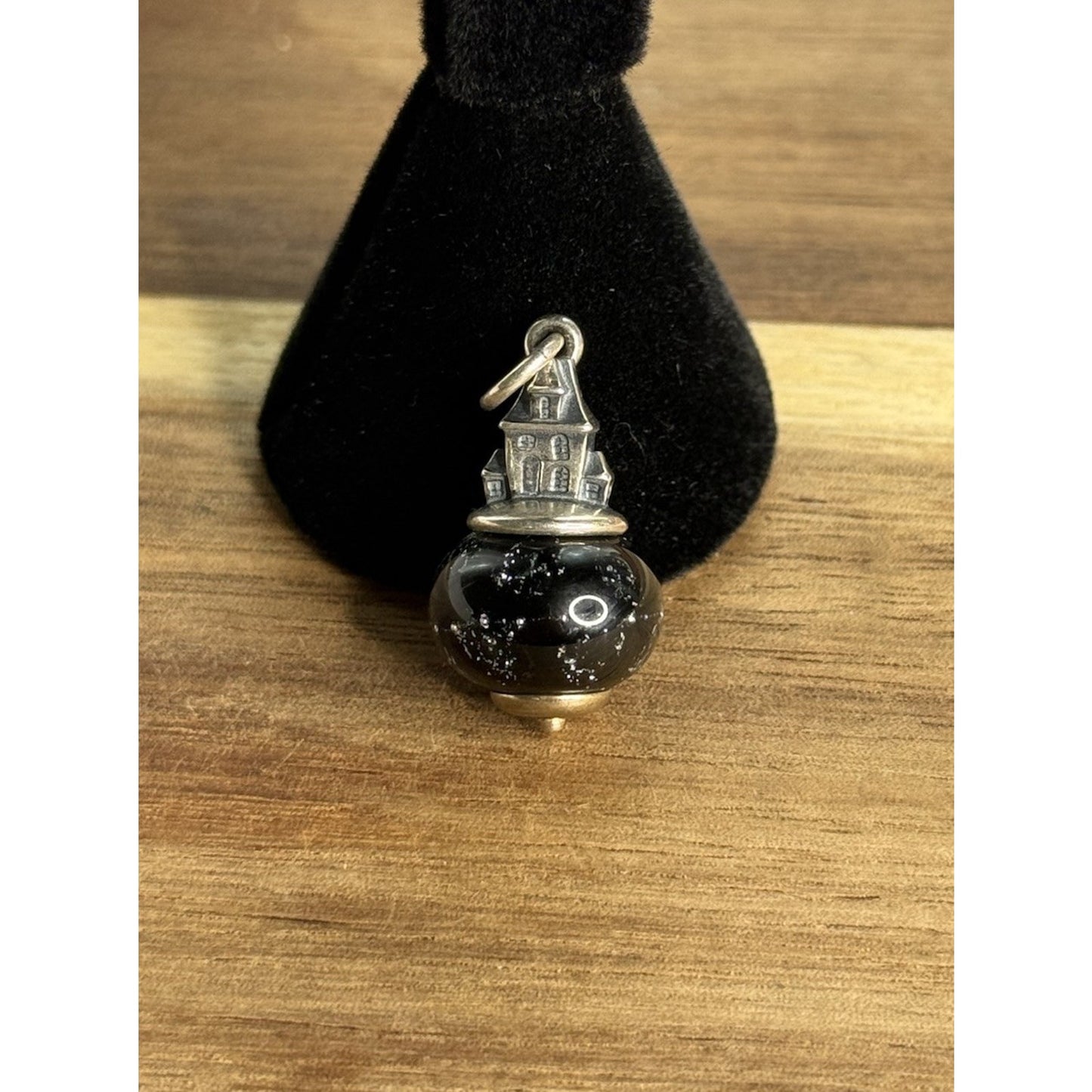 James Avery Retired Sterling Silver Haunted House Finial Charm