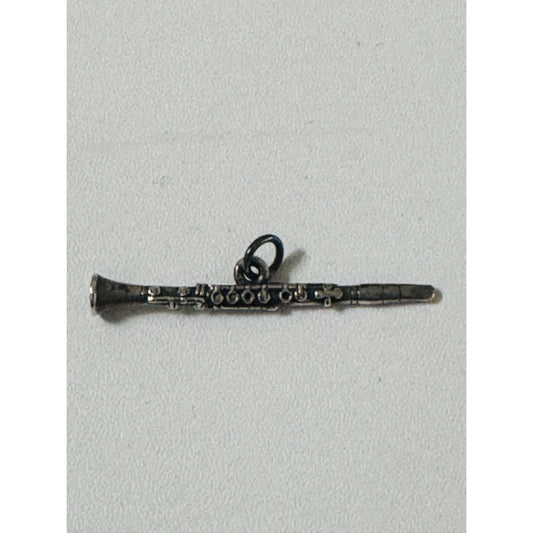 Pre owned Hard to Find James Avery Retired Silver Clarinet Charm Strong Stamp In JA Box