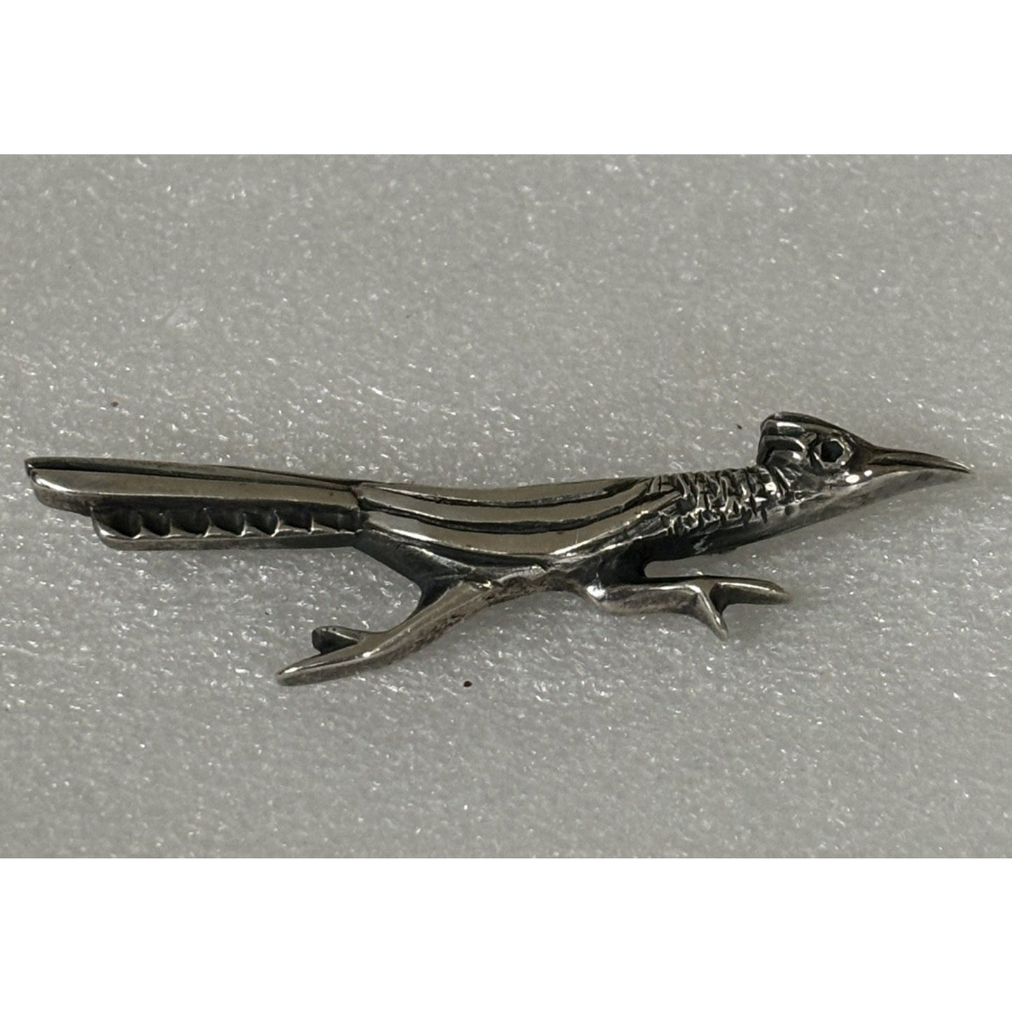 Pre Owned Vintage James Avery Retired Sterling Silver Roadrunner Pin 10g