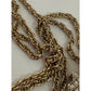 Vintage Lind 14KGE Rhinestone Cuckoo Clock Quartz Watch Brooch Pendant