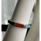 Peyote Bird Sterling Silver Southwestern Multi Stone Inlay Band Ring Size 5