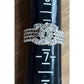 Sterling Silver CC Ring 925 CZ Pave Interlocking Ring Size 6