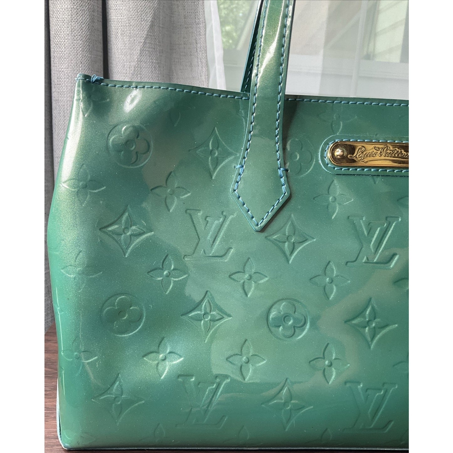 *Louis Vuitton* RARE! AUTHENTICATED Lagoon ( Green) Wilshire PM