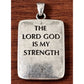 Pre Owned James Avery Rare Retired James Avery Logo Pendant The Lord God Is My Strength